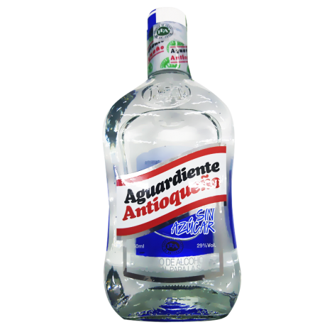 Antioqueno Sin Azucar Aguardiente - 750ML